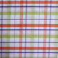 Tricoline I Xadrez branco, azul e vermelho