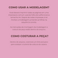 Modelagem Casaco Cereja I Tamanhos 38 a 46