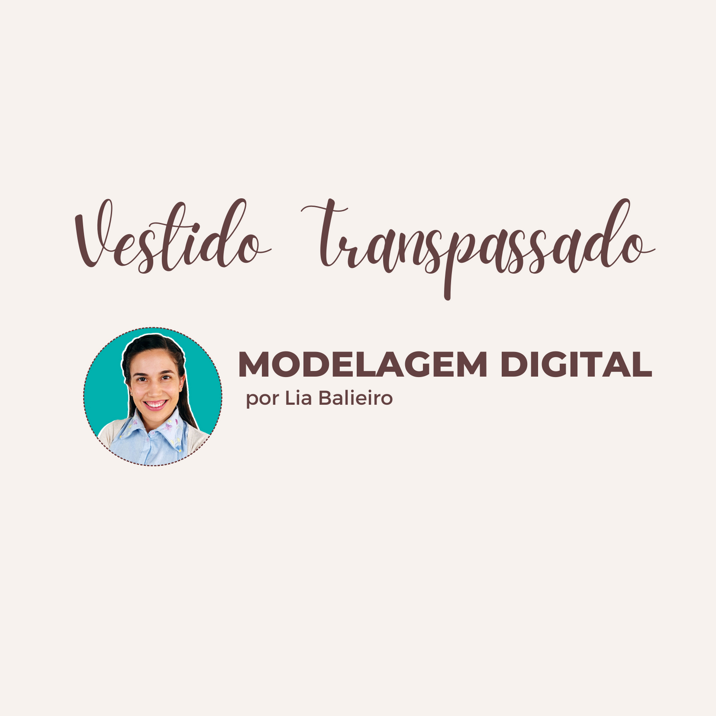 Modelagem Vestido Transpassado I Tamanhos 36 a 42