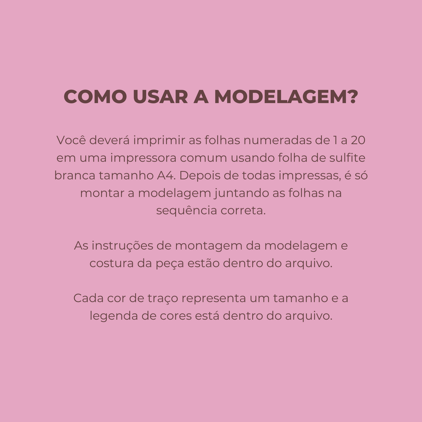 Modelagem Slip Dress I Tamanhos 36 a 44