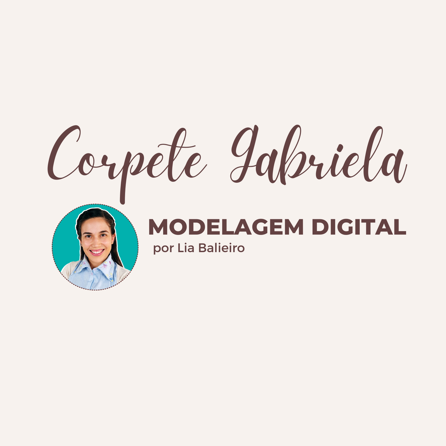 Modelagem Corpete Gabriela I Tamanhos 38 a 50