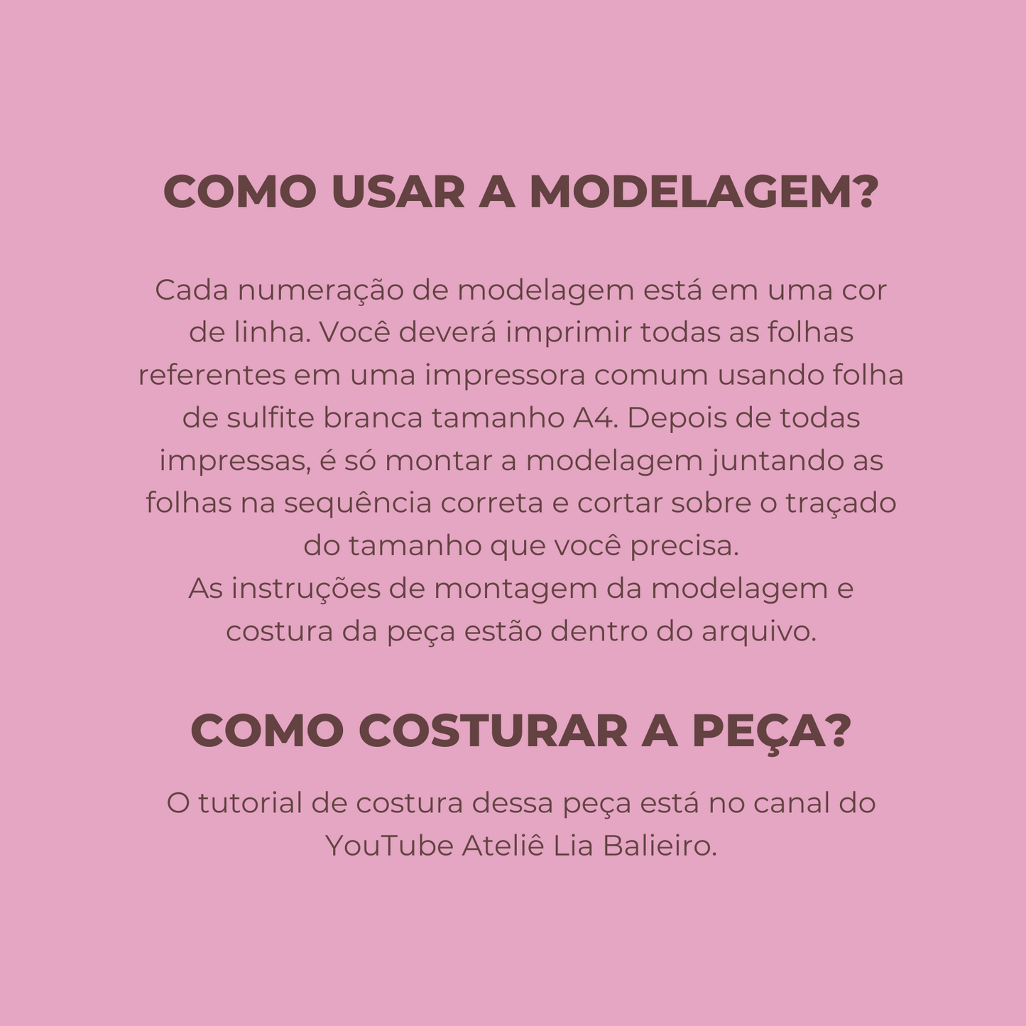 Modelagem Vestido Tubinho I Tamanhos 36 a 52