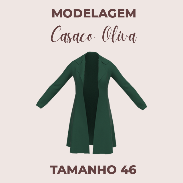 Modelagem Casaco Oliva I Tamanho individual