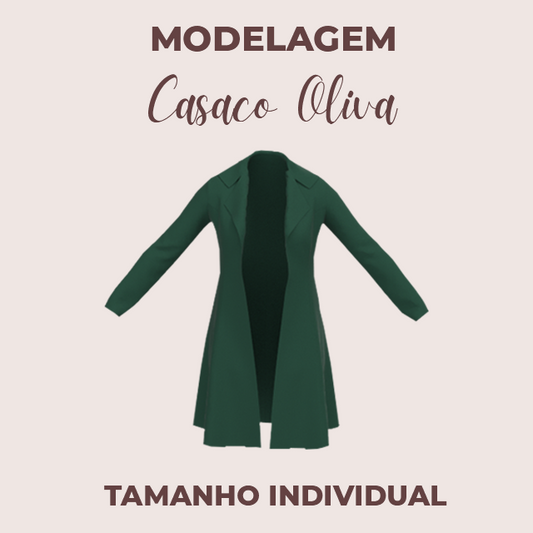 Modelagem Casaco Oliva I Tamanho individual